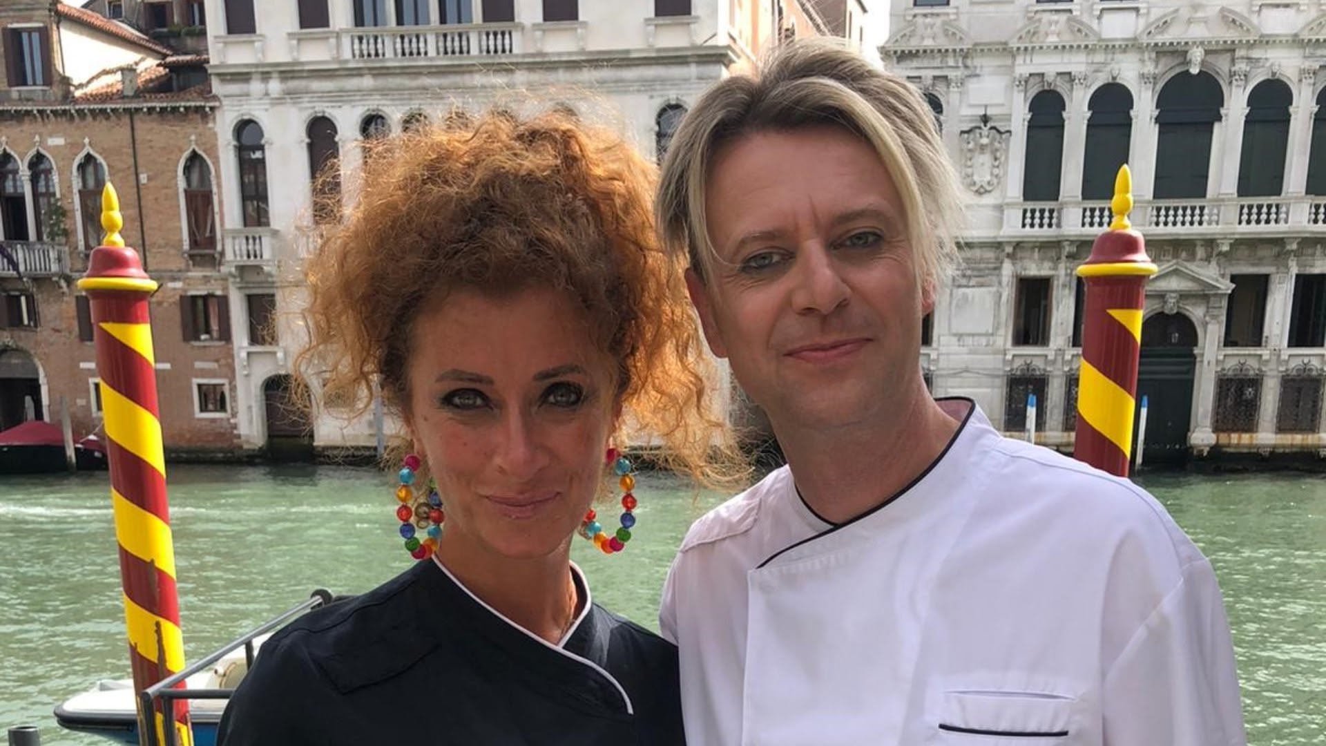 Andy dei Bluvertigo e Valentina Persia