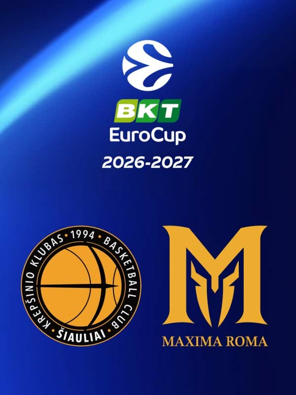 BC Siauliai - Maxima Roma